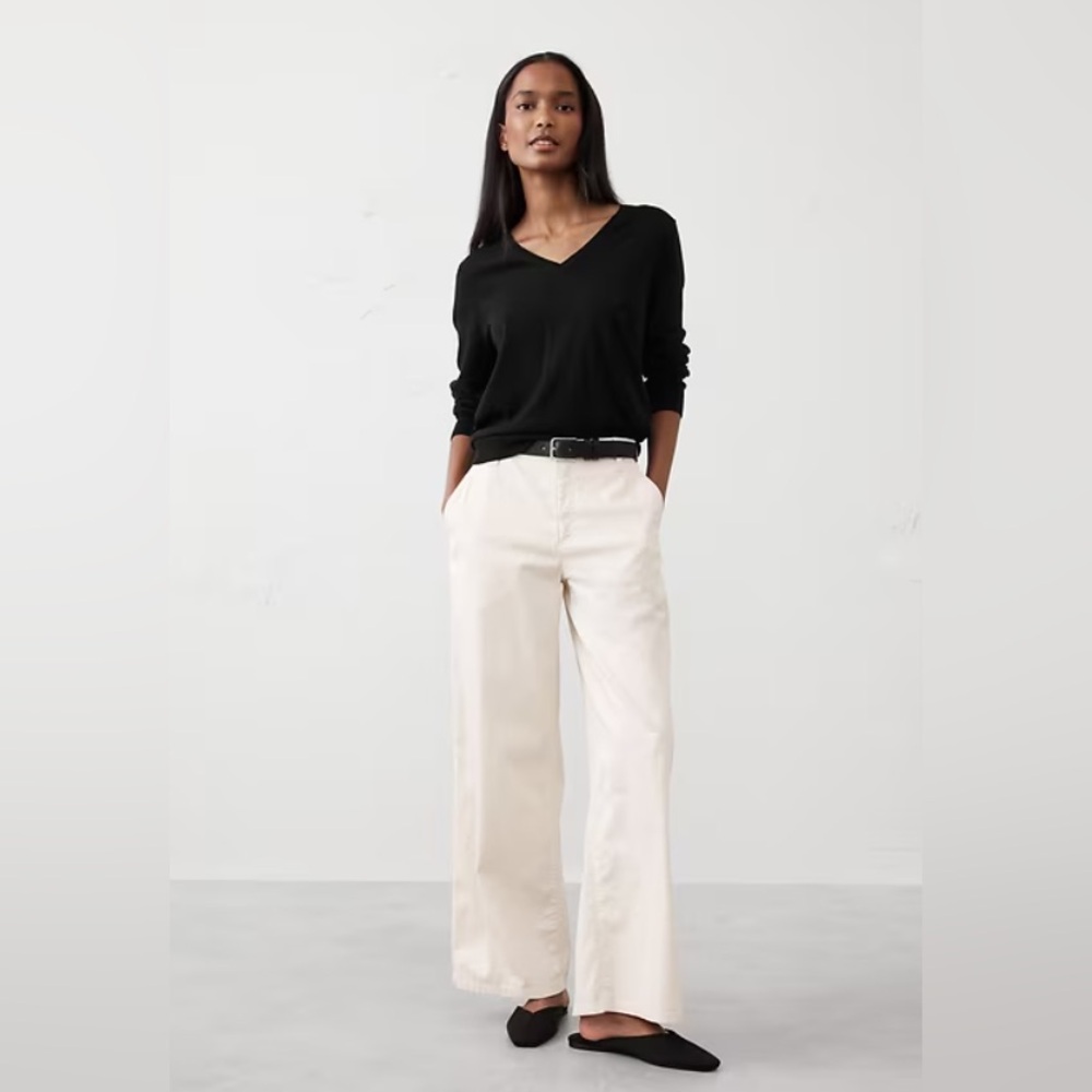 Banana Republic Forever V-Neck Sweater NWT